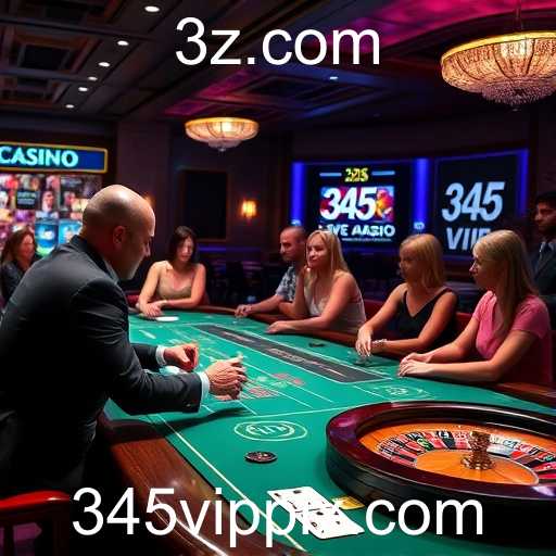 Explorando a Emoção do Live Casino no 345 VIP